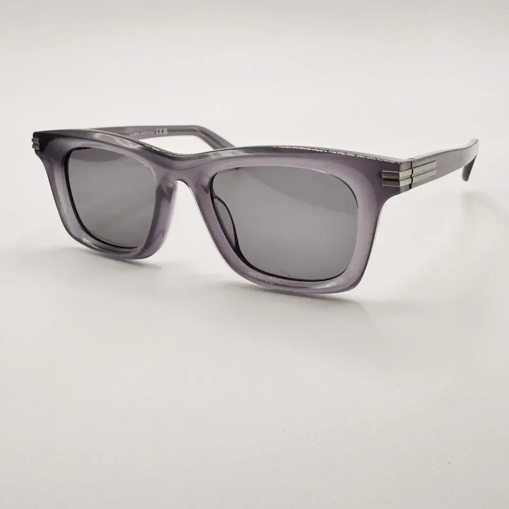 Ermenegildo Zegna Sunglasses EZ0270 20D Shiny Gray Frame Smoke POLARIZED Lens